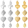 16Pcs 8 Style 304 Stainless Steel Pendants STAS-SC0006-20-1