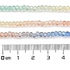 Transparent Painted Glass Beads Strands X1-DGLA-A034-T1mm-A02-3