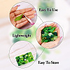 270Pcs 9 Style Transparent Acrylic Pendants TACR-CD0001-02-5