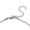 Tarnish Resistant 304 Stainless Steel Round Snake Chain Anklets LS-AJEW-G024-13P-2