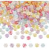 315pcs 7 colors Transparent Acrylic Beads MACR-FH0001-09-1