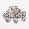 Tibetan Style Alloy Heart Charms TIBEP-Q043-180-RS-1