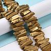 Natural Quartz Crystal Points Beads Strands G-K181-B15-4