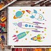 Plastic Reusable Drawing Painting Stencils Templates DIY-WH0172-329-6