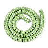 AB Color Plated Opaque Glass Beads Strands GLAA-T026-3x6mm-P05-2