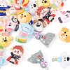 22Pcs 11 Styles Opaque Resin Pendants RESI-TA0004-18-2