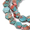Dyed Synthetic Imperial Jasper Beads Strands G-D337-10mm-A03-4