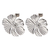 Valentine's Day 304 Stainless Steel Stud Earrings EJEW-C184-01B-P-4