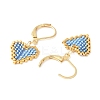 304 Stainless Steel Leverback Earrings for Women EJEW-MZ00408-4