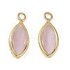 Brass & Cat Eye Pendants CE-CBA3C0B-01G-1