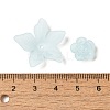 Frosted Transparent Acrylic Beads OACR-U006-03F-3