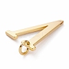 Golden Brass Pendants KK-P194-01G-V-2