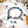 1 Strands Natural K2 Stone/Raindrop Azurite Beads Strands G-BC0001-37-4