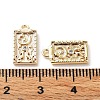 Rack Plating Brass Micro Pave Cubic Zirconia Pendants KK-K333-91G-3