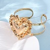 Alloy & Iron Cuff Bangles for Women LS-BJEW-F501-04KCG-3