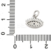 Brass Micro Pave Cubic Zirconia Pendants KK-U056-08P-3