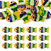 12Pcs Handmade Lampwork Beads LAMP-TA0001-74D-1