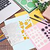 4Pcs 4 Style 304 Stainless Steel Cutting Dies Stencils DIY-FG0002-08-4