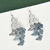 430 Stainless Steel Butterfly Dangle Earrings EJEW-A137-02P-01-2