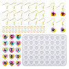 DIY Letter A~Z Pendant Silicone Molds DIY-TA0005-63A-1