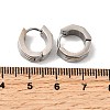304 Stainless Steel Hoop Earrings EJEW-L302-01P-6
