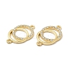 Alloy Connector Charms with Crystal Rhinestone FIND-H039-63LG-2