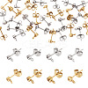 32Pcs 8 Styles 304 Stainless Steel Stud Earring Findings STAS-TA0002-96-1