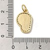 Brass Micro Pave Cubic Zirconia Pendants KK-K354-02G-P-3