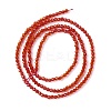 Transparent Glass Beads Strands GLAA-C019-01A-13-2