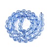 Crackle Transparent Glass Beads Strands GLAA-N068-04A-02-2