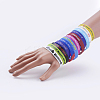 Free Sample Silicone Wristbands Bracelets BJEW-K165-04-3