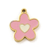 316 Surgical Stainless Steel Enamel Charms STAS-M073-29A-02G-1