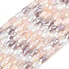 Electroplate Glass Beads Strands EGLA-D300-05-09-1