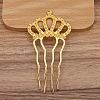 Alloy Hair Comb Findings PW-WGF8823-02-1