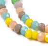 Faceted Glass Beads Strands GLAA-G074-A04-2
