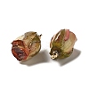 Preserved Rose with Golden Alloy Pendants LS-FIND-M010-01A-2
