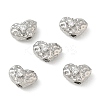 Brass Micro Pave Clear Cubic Zirconia Beads CU-CBAC675-09P-1