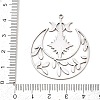 201 Stainless Steel Pendants STAS-I362-01P-03-3