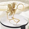 304 Stainless Steel Cuff Bangles for Women BJEW-Z091-04G-02-2