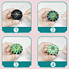 DIY Embroidery Temari Ball Kits DIY-I064-B03-7