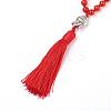 Tassel Pendant Necklaces NJEW-P191-A02-2