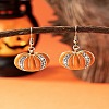 Zinc Alloy Pumpkin Dangle Earrings FS-WG3A841-01-1
