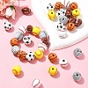 DIY Sports Natural Wood & Jute Cord Pendant Decoration Making Kits WOOD-YW0010-55-5
