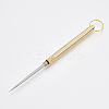 Portable Pocket 201 Stainless Steel Toothpick keychain KEYC-T007-02G-2