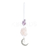 Nuggets Natural Gemstone Pocket Pendant Decorations HJEW-JM00994-01-1
