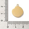 304 Stainless Steel Pendants STAS-B074-08G-07-3