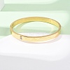My Forever 304 Stainless Steel Micro Pave Cubic Zirconia Hinged Bangles for Women BJEW-B161-12G-01-2