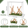 Baseball Bat Baseball Display Stand Set DIY-GA0006-45-2