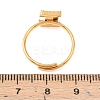 304 Stainless Steel Micro Pave Cubic Zirconia Cuff Open Rings LS-RJEW-D336-01G-07-3