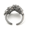 Star Zinc Alloy Open Cuff Ring LS-RJEW-Z048-01B-04-3